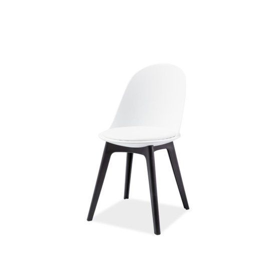 Dining chair MATTEO I black and white