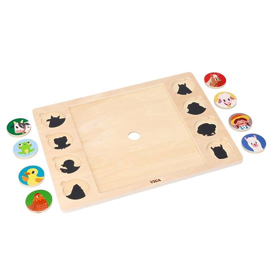 2-in-1 Farm Puzzle - Find the Shadow Puzzle