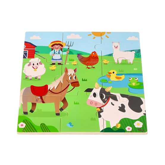 2-in-1 Farm Puzzle - Find the Shadow Puzzle