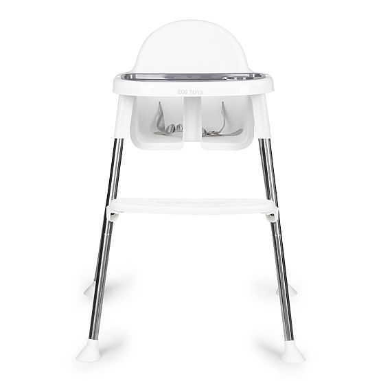 2-in-1 High Chair with Tray and Straps ECOTOYS