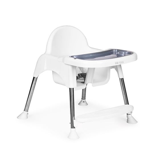 2-in-1 High Chair with Tray and Straps ECOTOYS