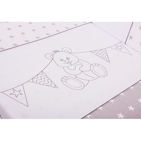 2-Piece Minky Baby Cot Bedding Set - Zebra