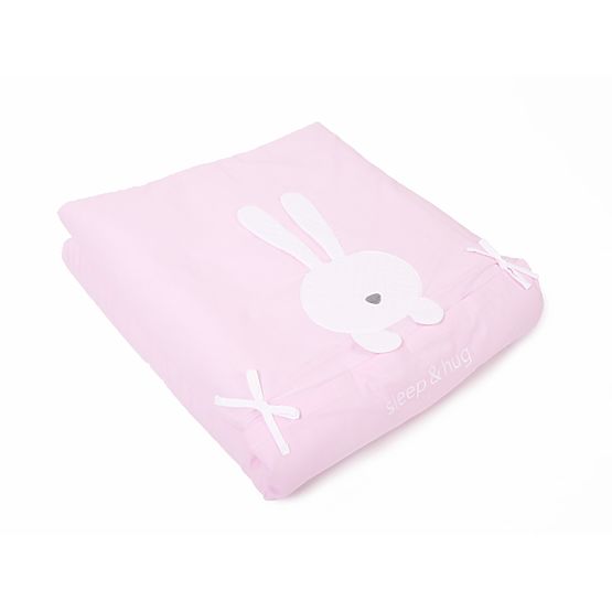 2-Piece Sleep&Hug Baby Cot Bedding Set - Pink