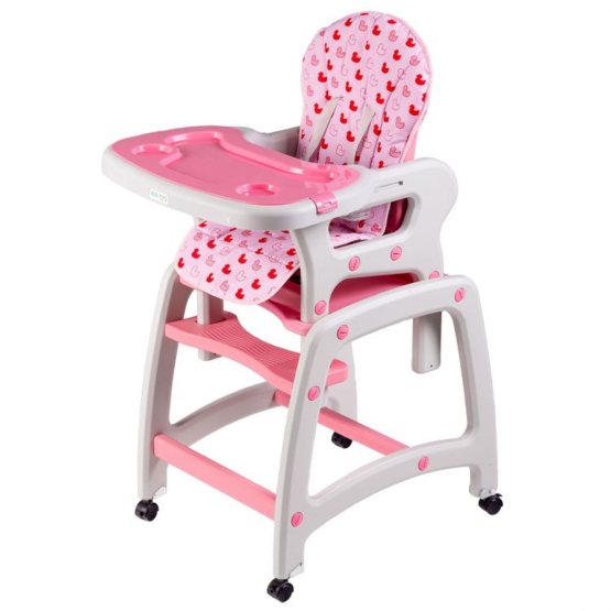 Small dining chair for children 3v1 - pink
