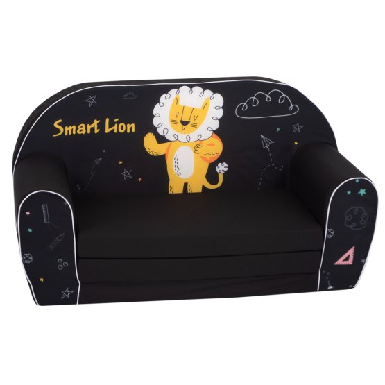 Children sofa Smart lion - black