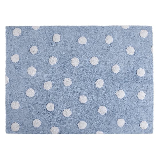 Children's rug Polka Dots - Blue