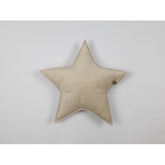 Star pillow - light beige