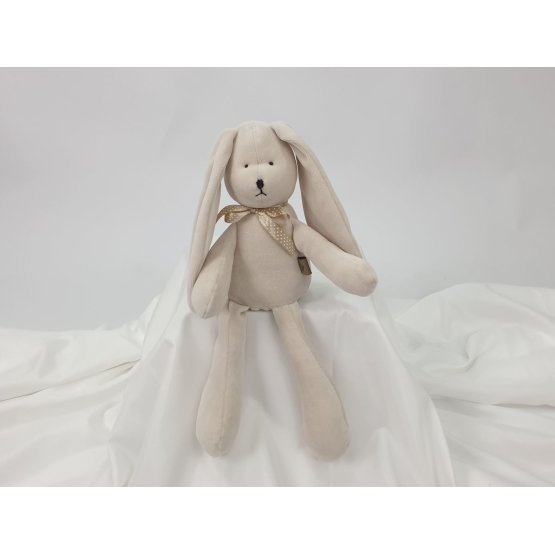 Velor toy Rabbit 35 cm - beige