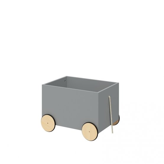 Lotti Gray wheeled storage box