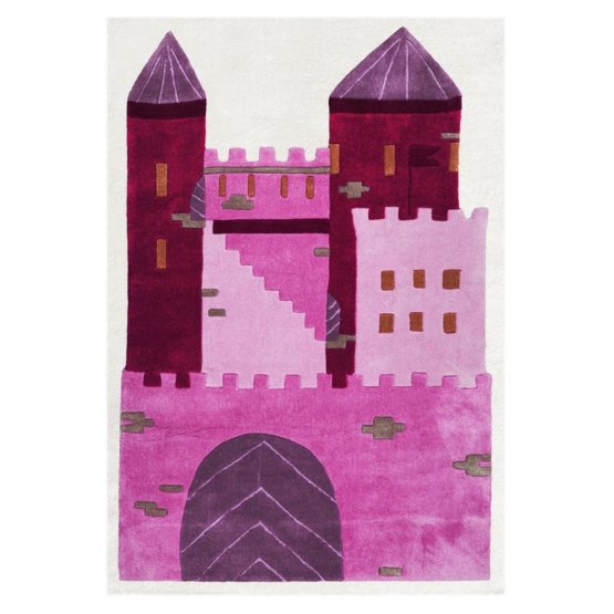 Children's rug princesses castle