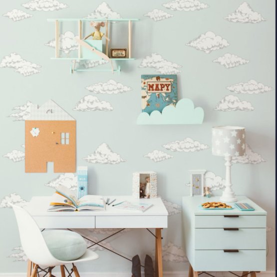 Wallpaper DEKORNIK Clouds blue