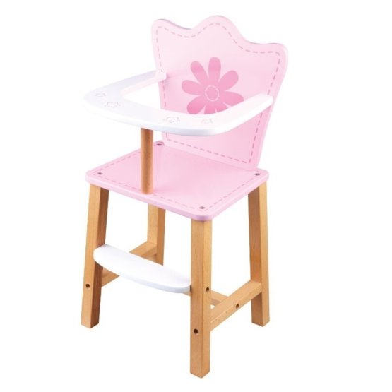Small wooden dining chair for dolls