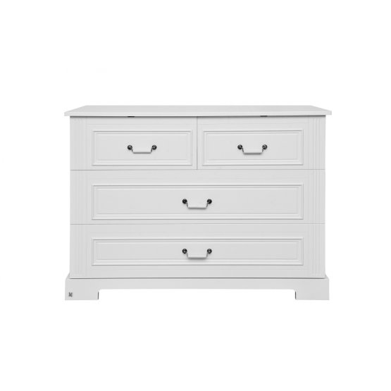 Chest of Drawers 4 drawers Ines White