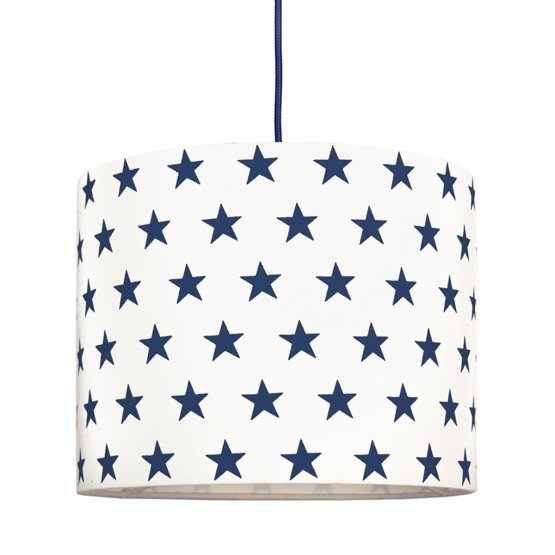 Textile hanging lamp Stars Mini - dark blue