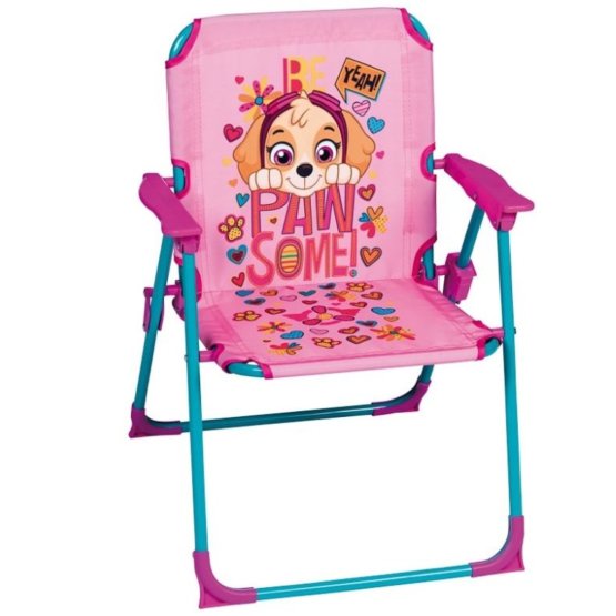 Children's camping chair Paw patrol - pink