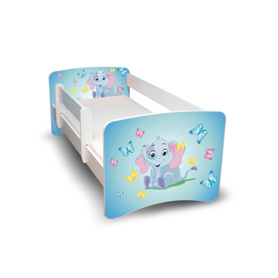 Children bed with barrier - slonik