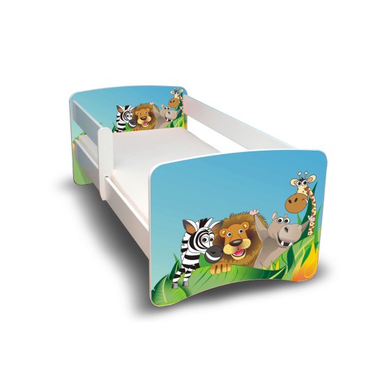 Children's Bed with Safety Rail - ZOO