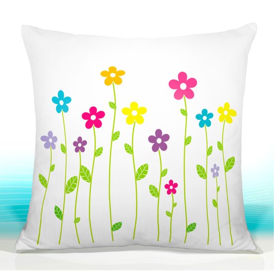 Pillow vernal wildflowers II