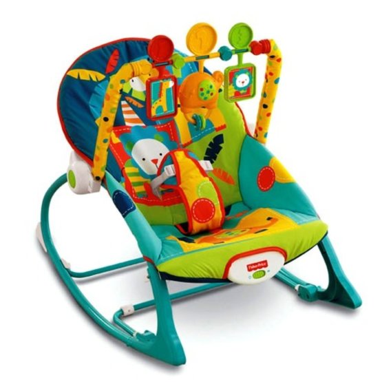 Fisher Price 2-in-1 Baby Rocker with Hanging Toys