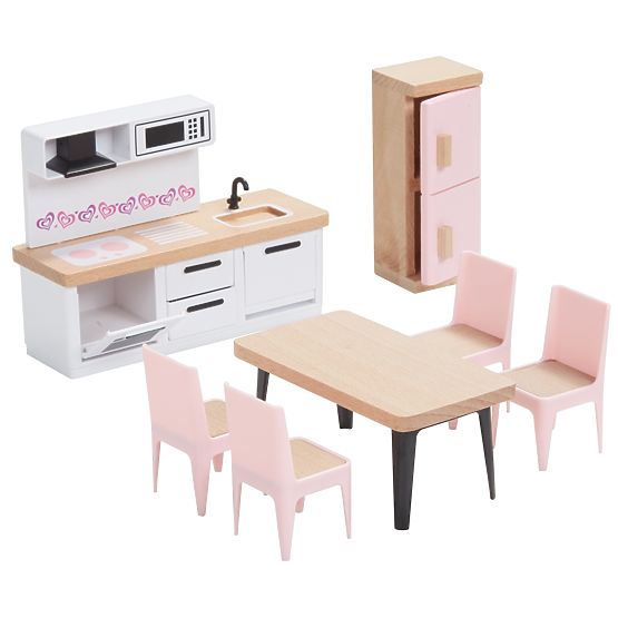 2Kids Toys 5-in-1 Furniture Set with Family