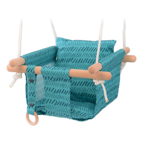 2Kids Toys Children's Textile Swing 100% Cotton Turquoise