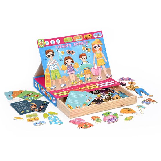 2Kids Toys Magnetic Dress-Up Family