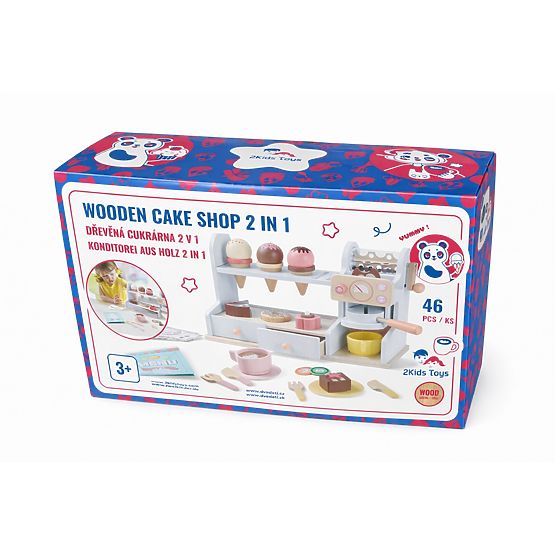 2Kids Toys Wooden 2-in-1 Confectionery