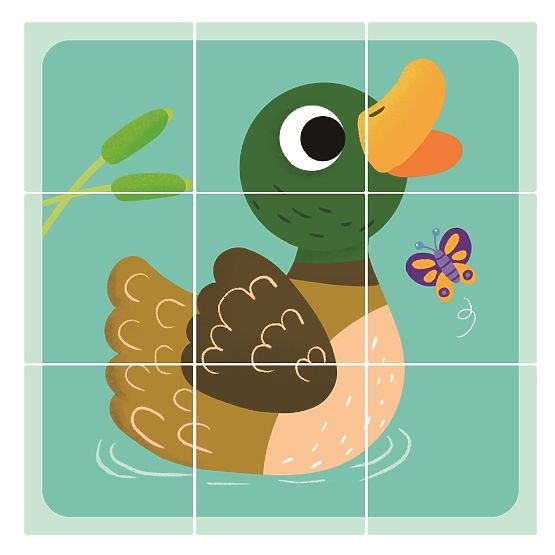 2Kids Toys Wooden Blocks Farm