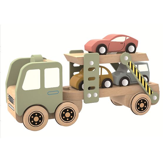 2Kids Toys Wooden Car Transporter