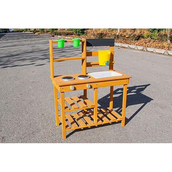2Kids Toys Wooden Garden Kitchen with Sink