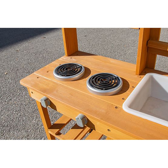 2Kids Toys Wooden Garden Kitchen with Sink