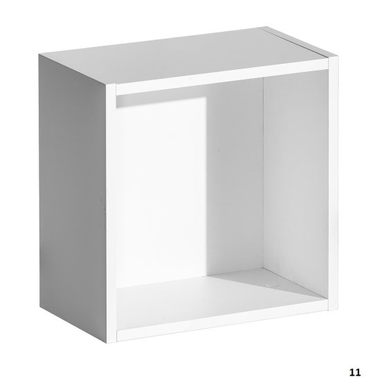 Shelf square Evado - white