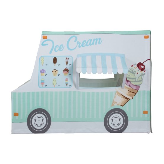 Children playing house Ice cream car