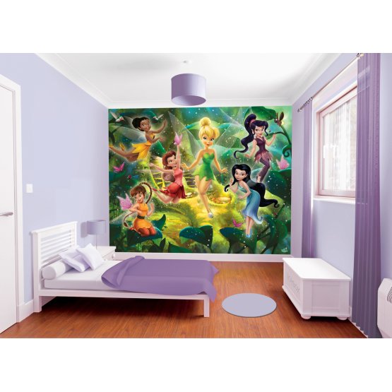 3D Disney Fairies Wall Mural 