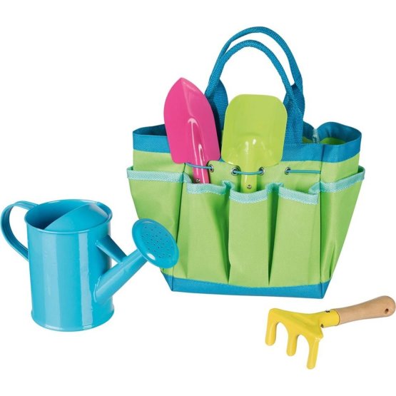 Gardening tools in a bag