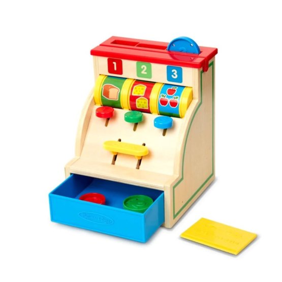 Wooden cash register 123 Melissa & Doug