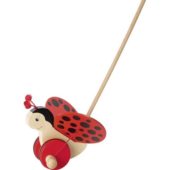 Pulling animal on a stick - Ladybug