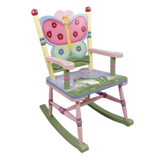 Children's rocking chair Magic garden