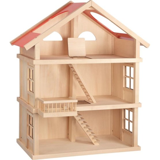 Large wooden dollhouse