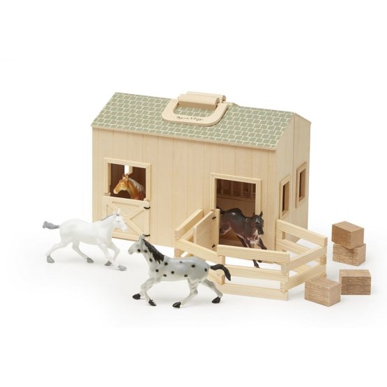 Wooden stable with paddock - 4 horses