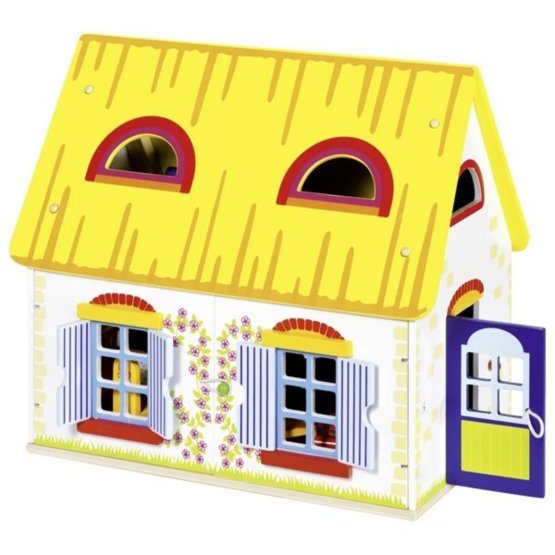 Country house for dolls with furniture