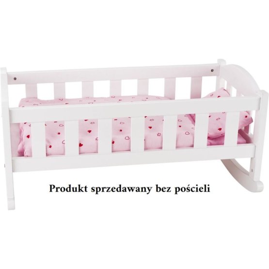 Wooden cradle for dolls