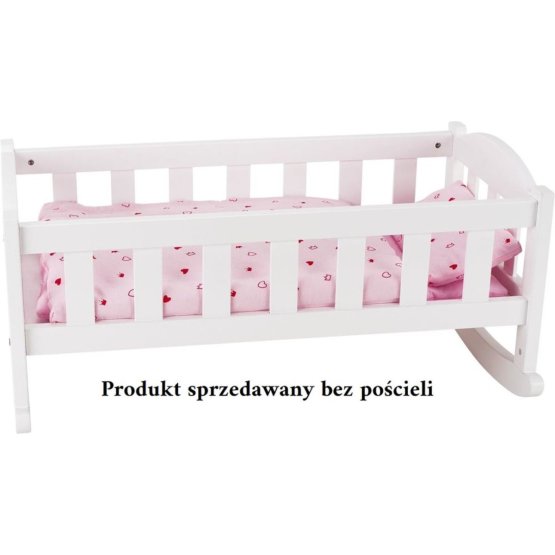 Wooden cradle for dolls