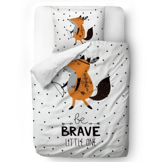Mr. Little Fox Bedding Brave fox - blanket: 135 x 200 cm pillow: 60 x 50 cm