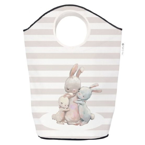 Mr. Little Fox Children's storage bag Forest school - Bunnies in an embrace