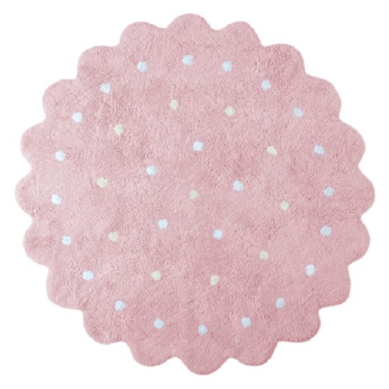 Round carpet Little Biscuit - Pink