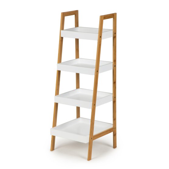 Bamboo shelf rack - 4 shelves