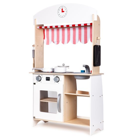 Wooden kitchen and sales stand 2in1