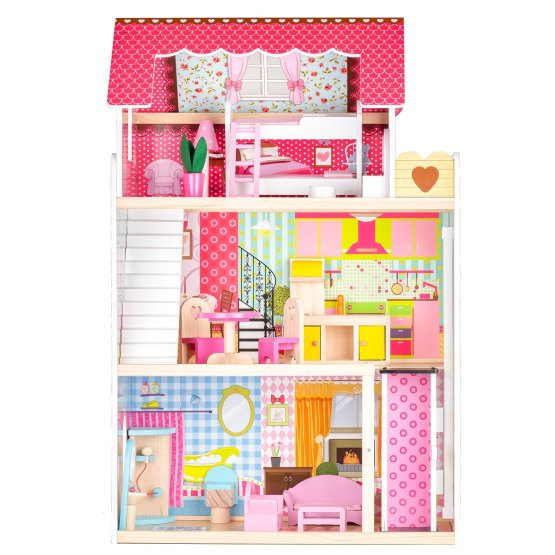 Wooden house for Ruby dolls