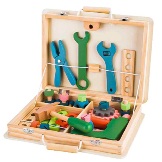Children's briefcase with tools